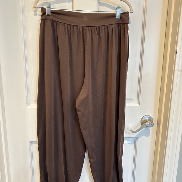 Offline By Aerie The Hugger Go With The Flow Brown Baggy Jogger Pants Size L - Picture 6 of 7